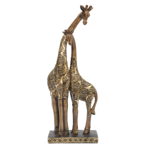 Aztec Art Giraffes Figurine