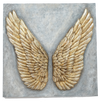 Gold Angel Wing Plaque