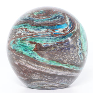 Planet Jupiter Glass Paperweight