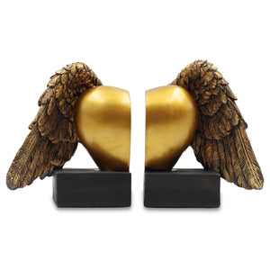 Heart Wing Bookends