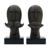 La Moustache / La Lips Bookends