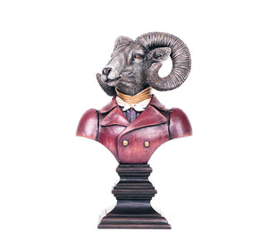 Victorian Rams Head Bust
