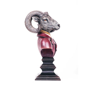 Victorian Rams Head Bust