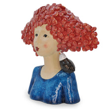 Load image into Gallery viewer, Amélie - Red Haired Lady with Bird