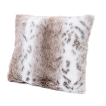 Load image into Gallery viewer, Lynx Fur Cushion (Faux)