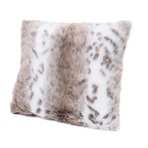 Lynx Fur Cushion (Faux)