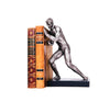 Silver Strong-men Bookends