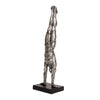 Male Gymnast (Hand Stand) Silver colour