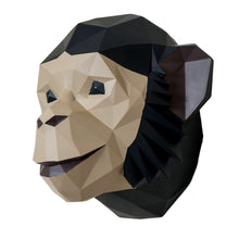 Load image into Gallery viewer, Origami Monkey Head