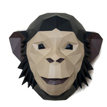 Load image into Gallery viewer, Origami Monkey Head