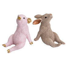 Load image into Gallery viewer, Posh Pets - Beige and Gold Rabbit