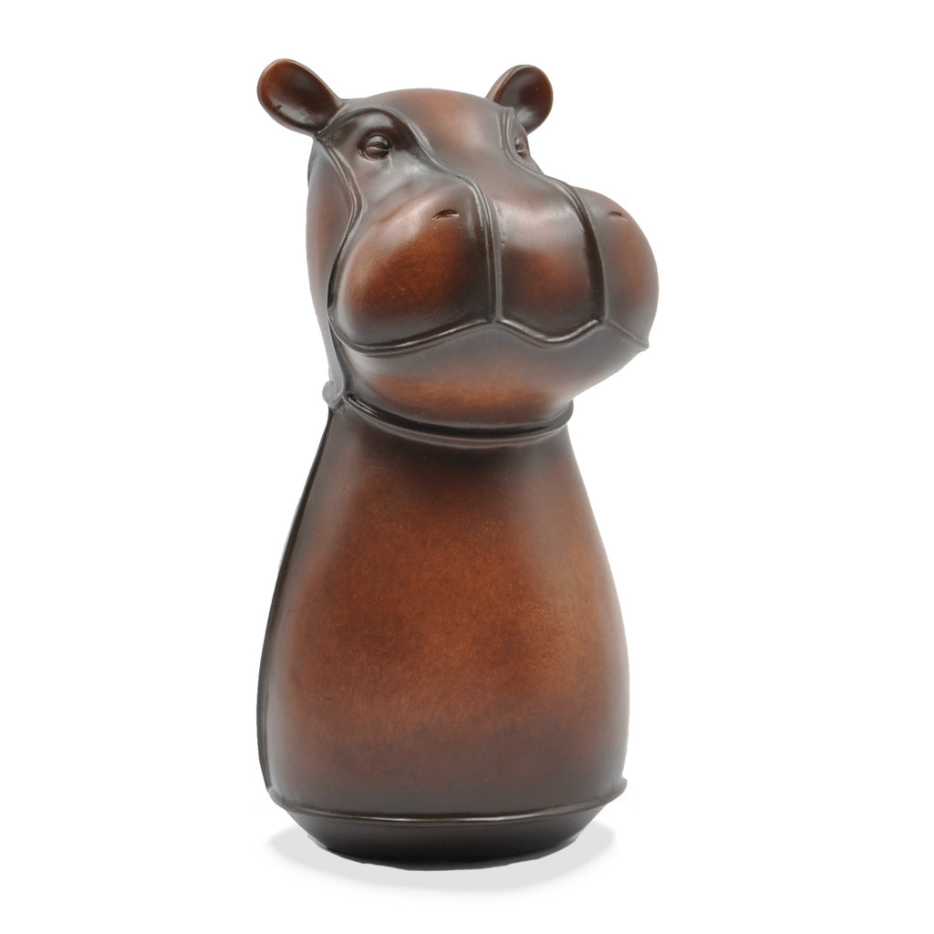 Hippo - Faux Leather Ornament (Small)