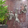 Climbing Men Trio - Silver Colour Wall Art