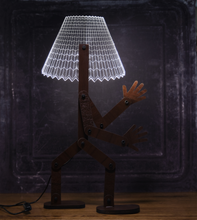Load image into Gallery viewer, Stick Man Table Lamp (LED/USB)