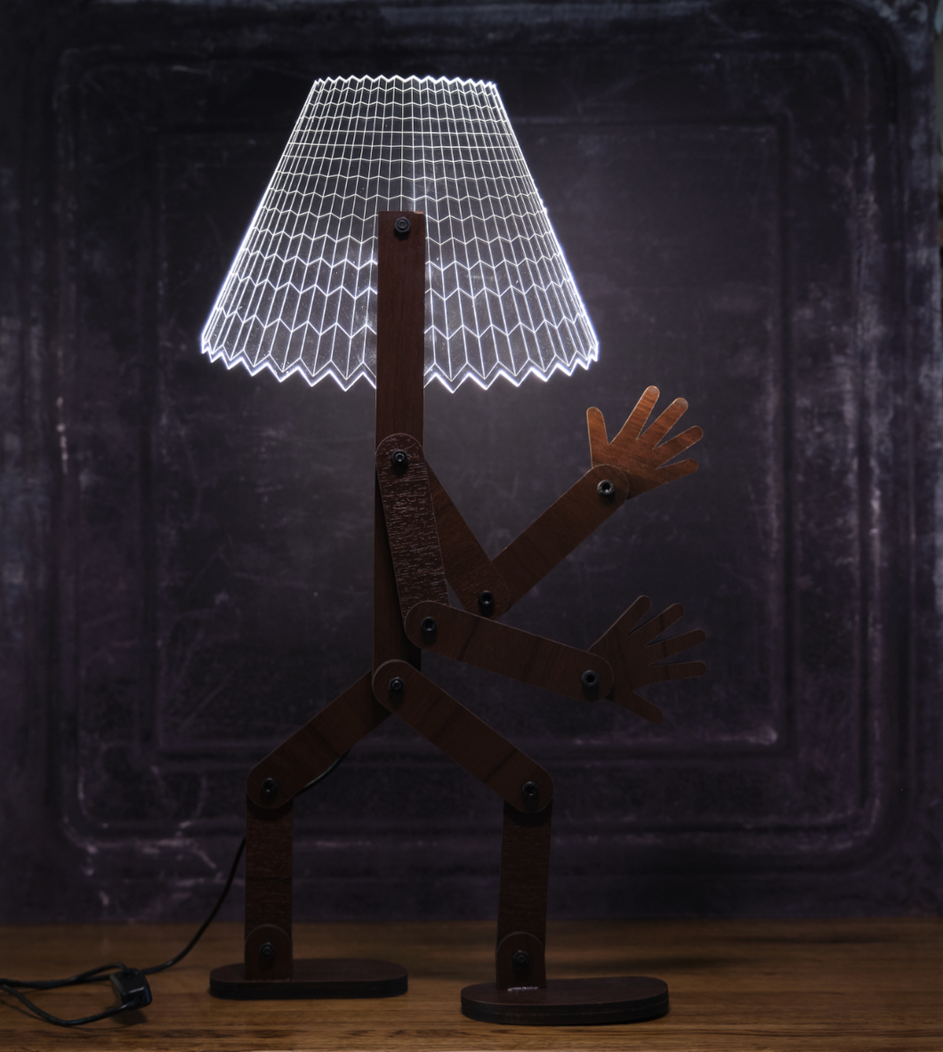 Stick Man Table Lamp (LED/USB)
