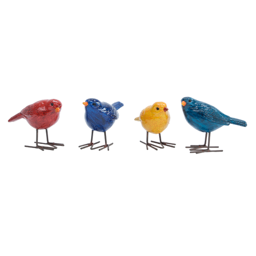 Set of Four Small Birds