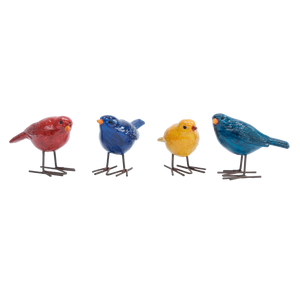 Set of Four Small Birds
