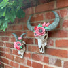 Ram Skull with Flowers