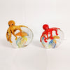 Red Twin Octopus Paperweight