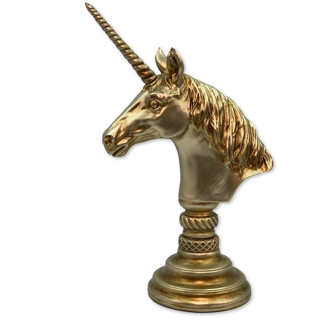 Champagne Unicorn Head