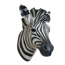 Load image into Gallery viewer, Zebra Head Wall Hanging